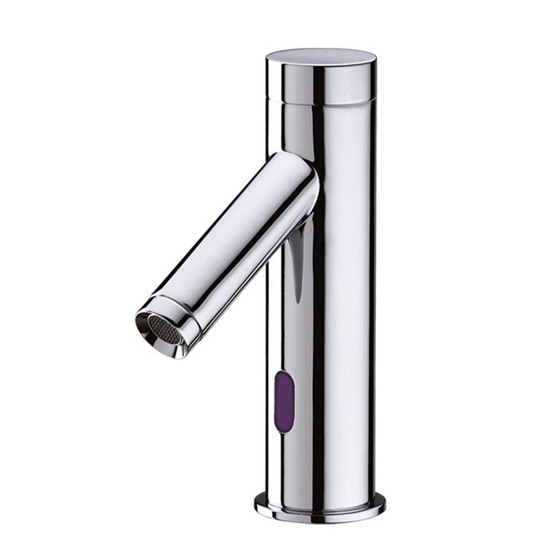 Automatic induction infrared hot and cold water faucet