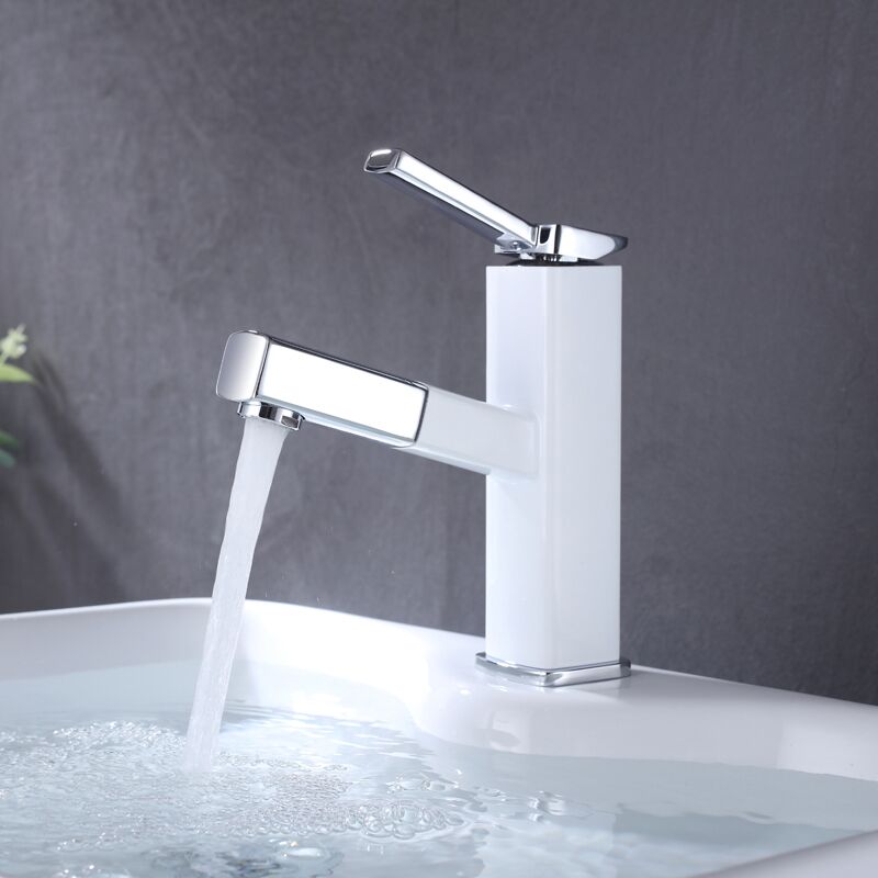 Brass ceramic washbasin pull-out faucet Brass ceramic washbasin pull-out faucet