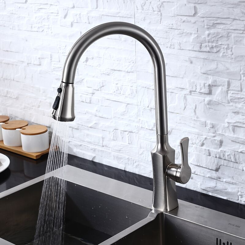 Kitchen Tap Faucet Pull Down Kitchen Taps Mixer Kitchen Tap Brushed (2) Kitchen Tap Faucet Pull Down Kitchen Taps Mixer Kitchen Tap Brushed (2)