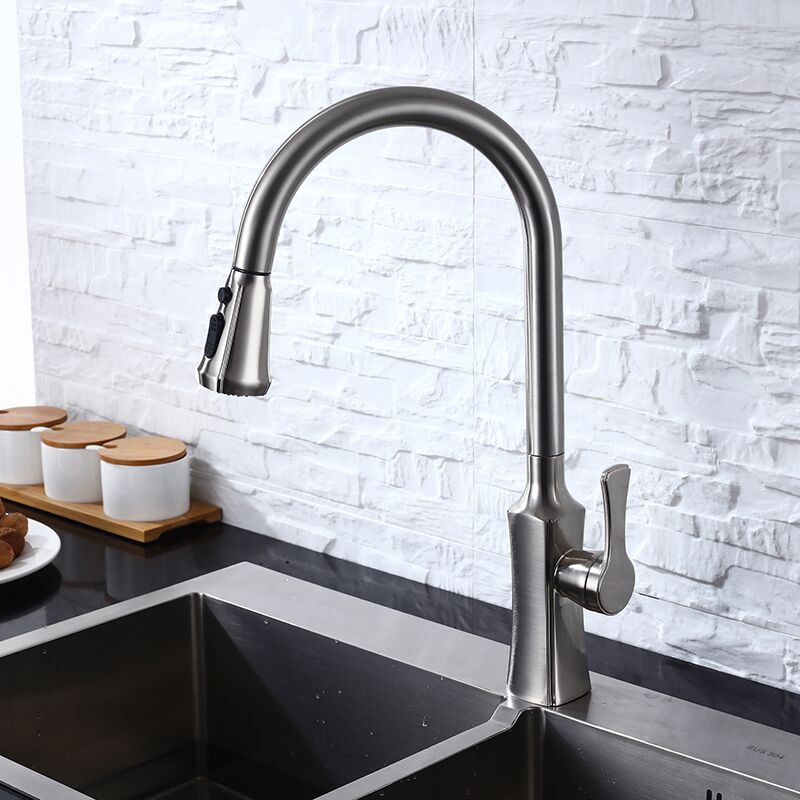Kitchen Tap Faucet Pull Down Kitchen Taps Mixer Kitchen Tap Brushed (3) Kitchen Tap Faucet Pull Down Kitchen Taps Mixer Kitchen Tap Brushed (3)
