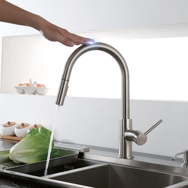 Manufacturing ISO 9001 certified black touch sensor faucet Manufacturing ISO 9001 certified black touch sensor faucet