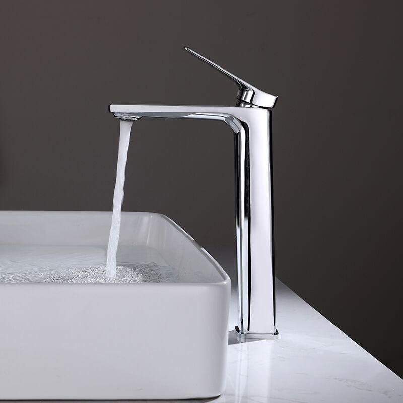 Modern luxury high quality hot and cold ceramic high foot wash brass single handle bathroom sink basin 304 stainless steel faucet (1) Modern luxury high quality hot and cold ceramic high foot wash brass single handle bathroom sink basin 304 stainless steel faucet (1)