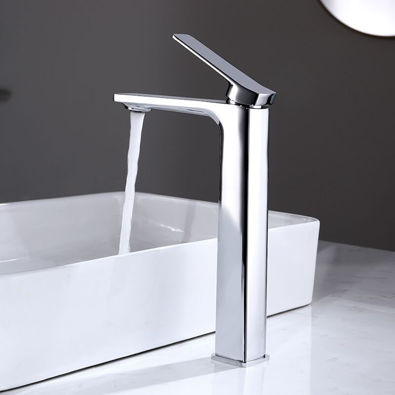 high quality hot and cold ceramic high foot wash brass single handle bathroom sink basin 304 stainless steel faucet high quality hot and cold ceramic high foot wash brass single handle bathroom sink basin 304 stainless steel faucet