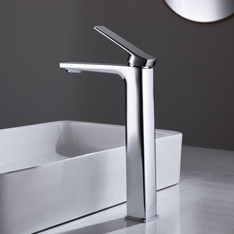 high quality hot and cold ceramic high foot wash brass single handle bathroom sink faucet high quality hot and cold ceramic high foot wash brass single handle bathroom sink faucet