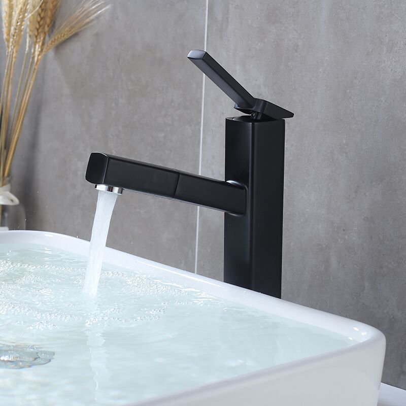 Modern single-hole faucet with zinc alloy handle Modern single-hole faucet with zinc alloy handle
