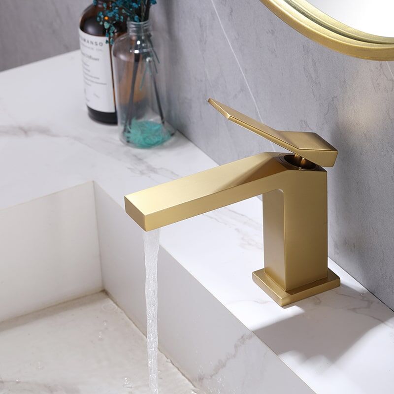 New Design American Sanitary Wares Black Surface Single Hole Handle Bathroom Basin Sink Faucet-4