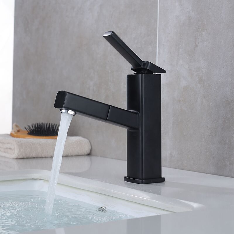 New design matte black basin faucet New design matte black basin faucet