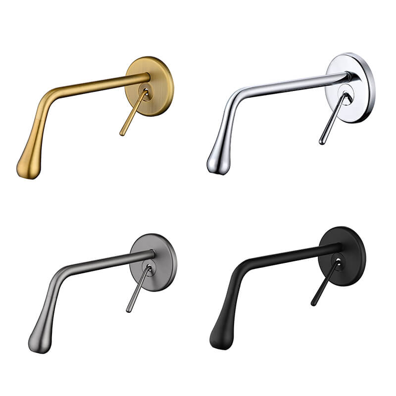 Single Handle Single Lever Waterfall Basin Faucet With Full Copper Body (8)