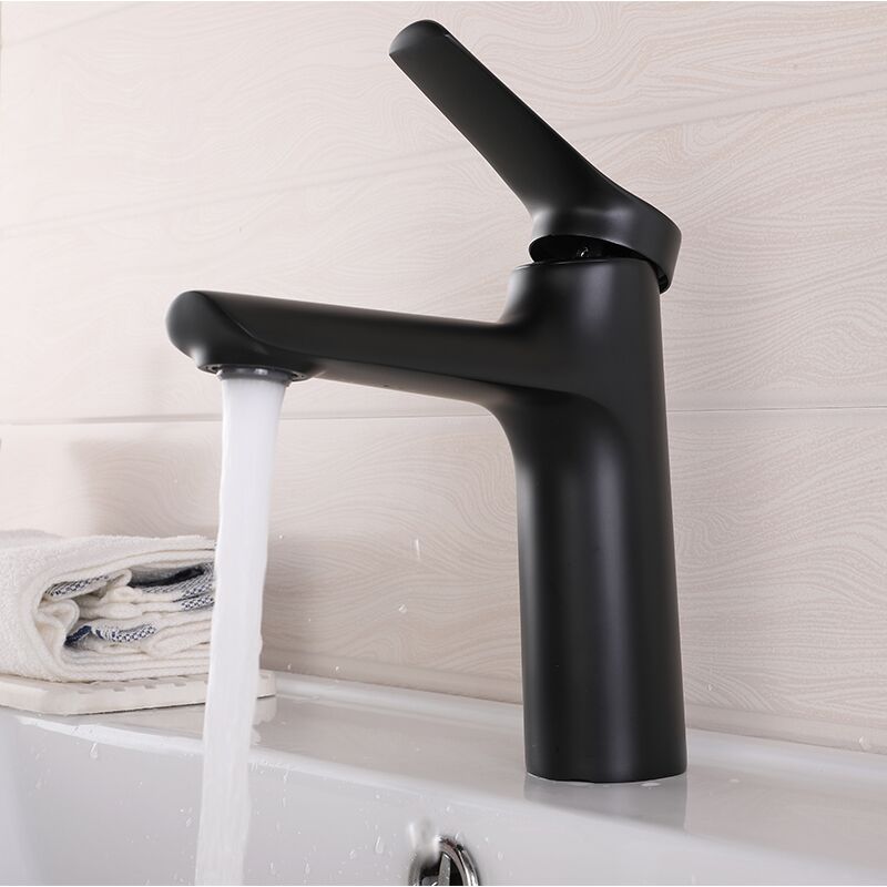 Modern round single-handle wash basin faucet Modern round single-handle wash basin faucet