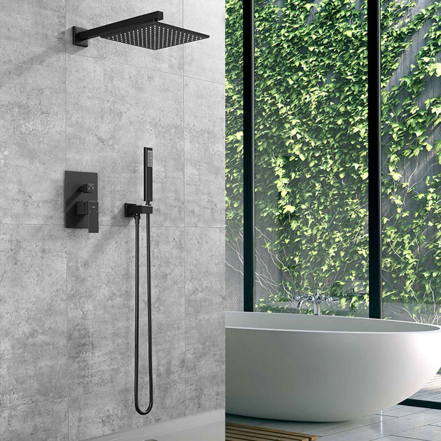 cupc bath & shower faucet shower smart shower,ceiling shower head Newest bathroom 4 function waterfall led shower head ceiling mounted rainfall shower set