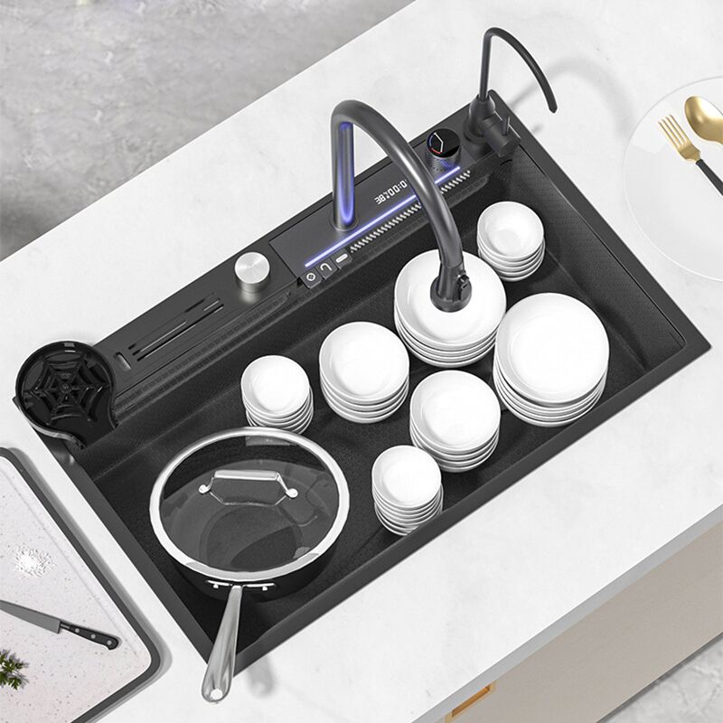 Factory Price High Quality Honeycomb Embossing Kitchen Sink Single Bowl Multi-functional Stainless Steel Kitchen Sink MP-KS-010-2