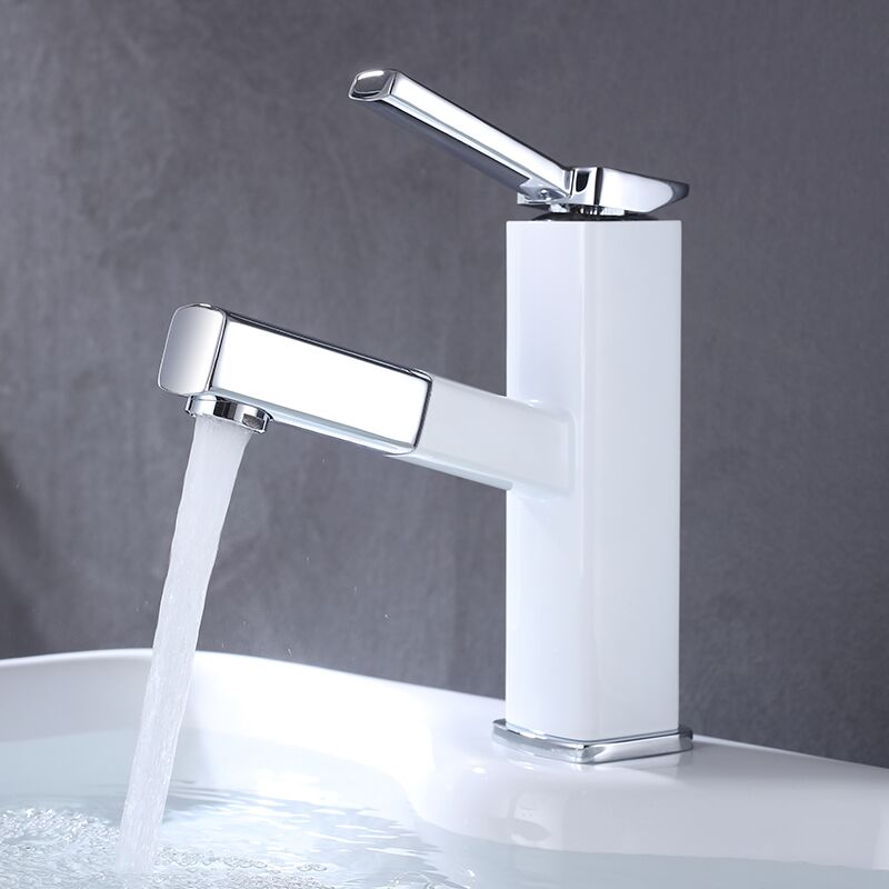 Pull-out brass bathroom sink faucet Pull-out brass bathroom sink faucet