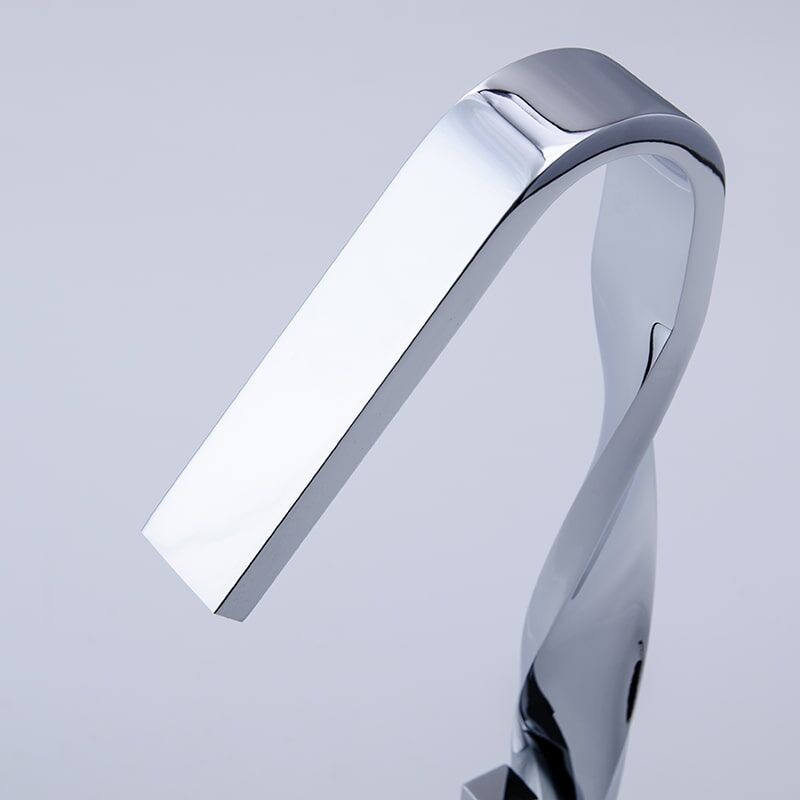 designer bathroom brass sink faucet modern faucet distorted waterfall basin bathroom faucet-2001V-10