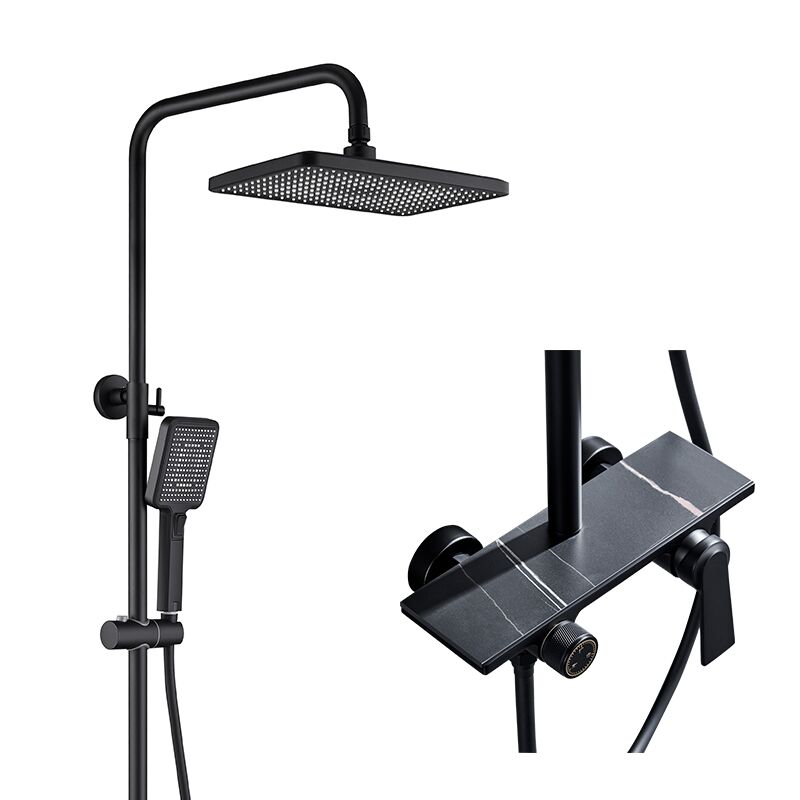 shower-6066H (1) Modern wall-mounted brass shower faucet