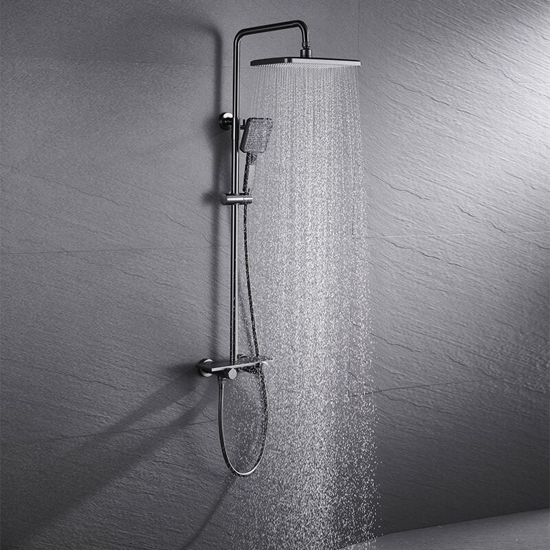 shower-6066Q (1) bathroom thermostatic shower mixer set system
