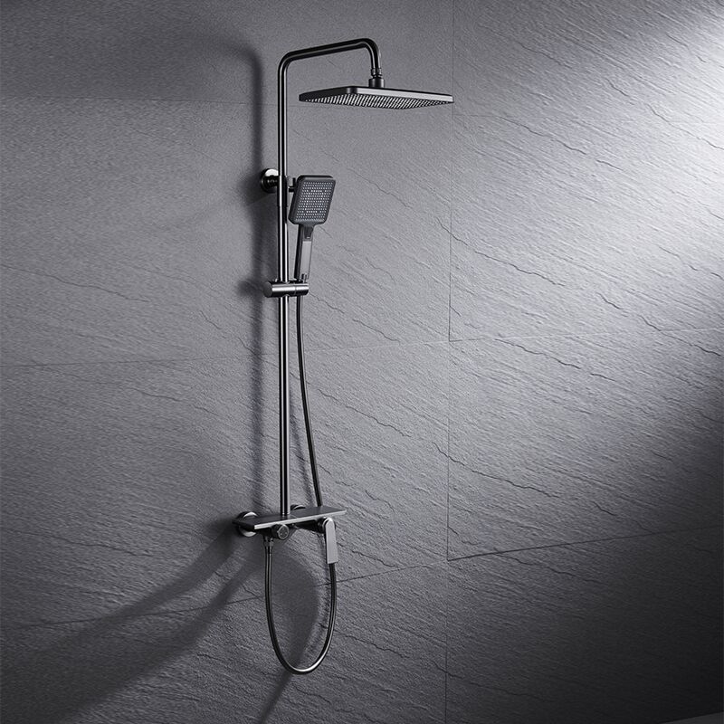shower-6066Q (2) bathroom thermostatic shower mixer set system