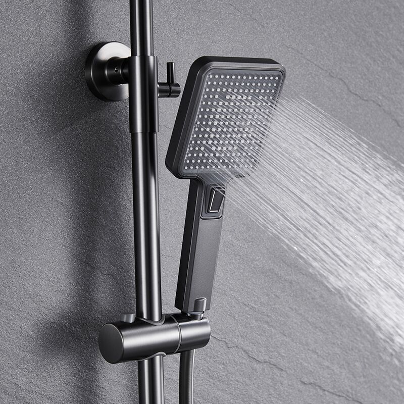 shower-6066Q (7) bathroom thermostatic shower mixer set system