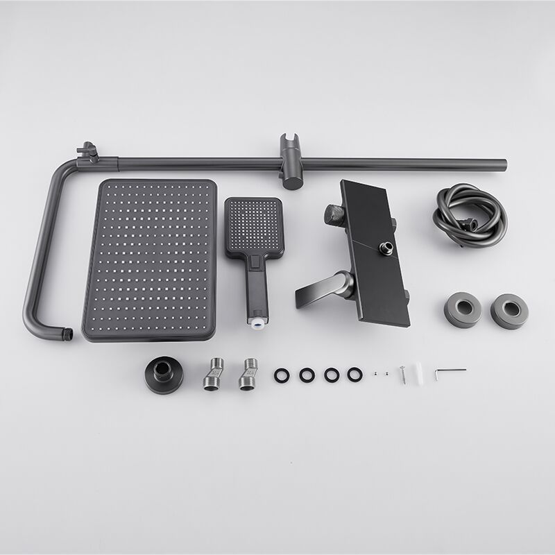 shower-6066Q (9) bathroom thermostatic shower mixer set system