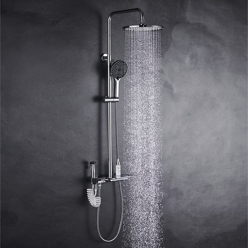 shower-6088恒温铬色 (8)-min European design brass bathroom shower