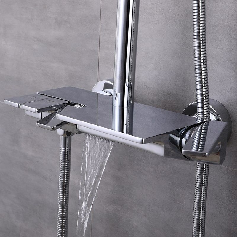 shower-6088 (4)-min Chrome-plated brass shower set