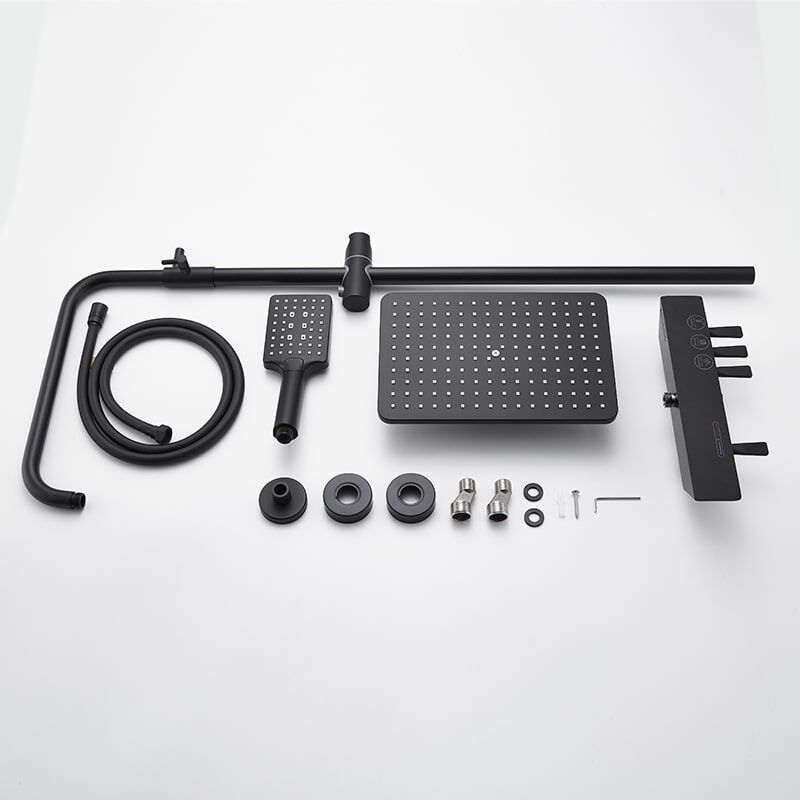 shower-6099H (9)-min Matte black thermostatic shower set