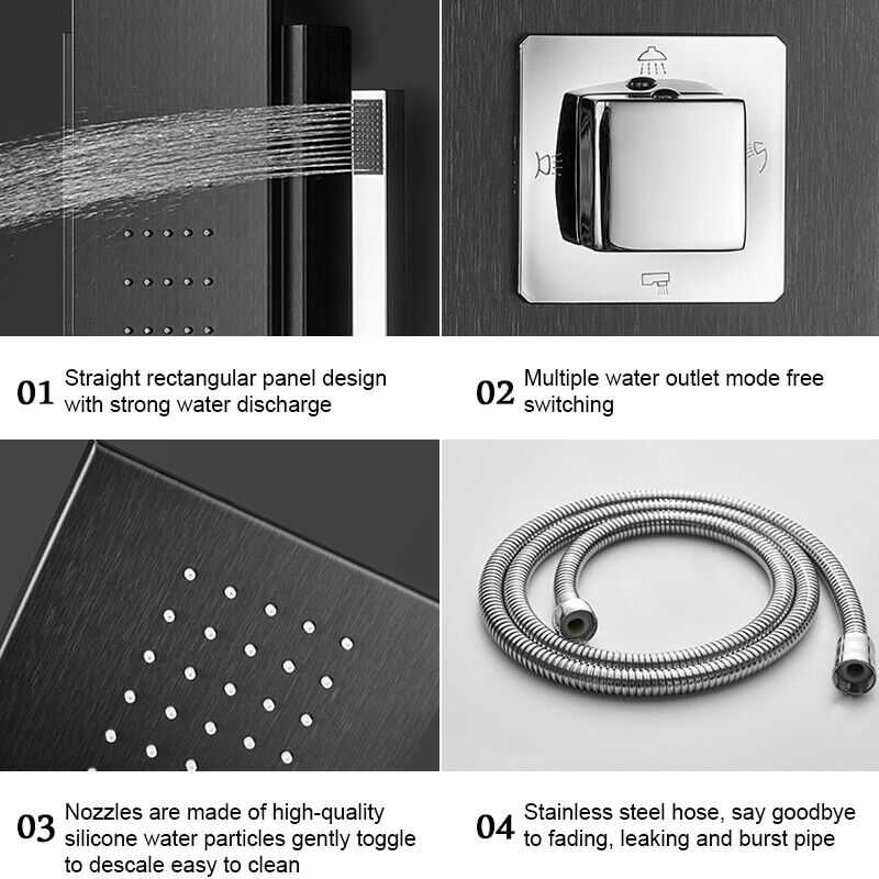 shower set bathroom shower column Showerhead features shower set,thermostatic shower set,shower